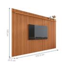 Conjunto De Rack E Painel Ripado Milão Nature Off White