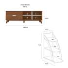 Conjunto De Rack Verona 2 Gv Com Mesa Lateral Retangular Andr