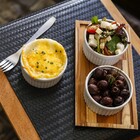 Conjunto De Ramekins De Porcelana Germer Para Forno Branco 4