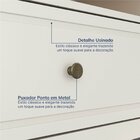 Conjunto De Sala 2 Peças Com 1 Rack E 1 Cristaleira Ananda Ca