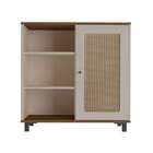 Conjunto De Sala De Estar Charlotte Com Rack 2 Pt, Buffet 1 P