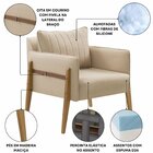 Conjunto De Sala De Estar Orion Com 1 Sofá 2 Lugares Living E