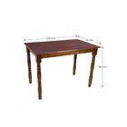 Conjunto De Sala De Jantar Com Mesa E 4 Cadeiras Em Madeira M