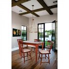 Conjunto De Sala De Jantar Com Mesa E 4 Cadeiras Em Madeira M