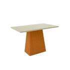 Conjunto De Sala De Jantar Jasmin Com Mesa De 1 20m E 4 Cadei