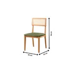 Conjunto De Sala De Jantar Mesa 120 Cm Com 4 Cadeiras Ava Ver