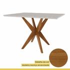 Conjunto De Sala De Jantar Mesa Donna E 4 Cadeiras Rainha Mel