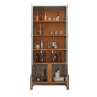 Conjunto De Sala Léia Cinza Cedro