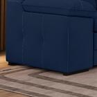 Conjunto De Sofá 2 E 3 Lugares Besthouse Gênova Azul Marinho