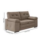 Conjunto De Sofá 2 E 3 Lugares Besthouse Gênova Castor