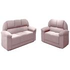 Conjunto De Sofá 2 E 3 Lugares - Bilbao Bege