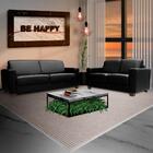 Conjunto De Sofá 2 E 3 Lugares Sala De Estar Estocolmo Couro