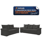Conjunto De Sofá 2 E 3 Lugares Taurus Veludo Mamflex
