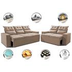 Conjunto De Sofá 3 E 2 Lugares Retrátil E Reclinável 2,00x1,5