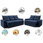 Conjunto De Sofá 3 E 2 Lugares Retrátil E Reclinável 2,00x1,5