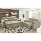 Conjunto De Sofá 3 E 2 Lugares Retrátil E Reclinável Cama Inb