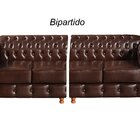 Conjunto De Sofá 4 Lugares E 2 Poltronas Chesterfield Luís Xv
