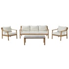 CONJUNTO DE SOFA ARES 5P ALU BEGE NATE