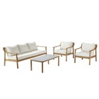 CONJUNTO DE SOFA ARES 5P ALU BEGE NATE