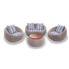 Conjunto De Sofá Em Corda Náutica Bola - 1 Sofá 2l + 2 Poltro