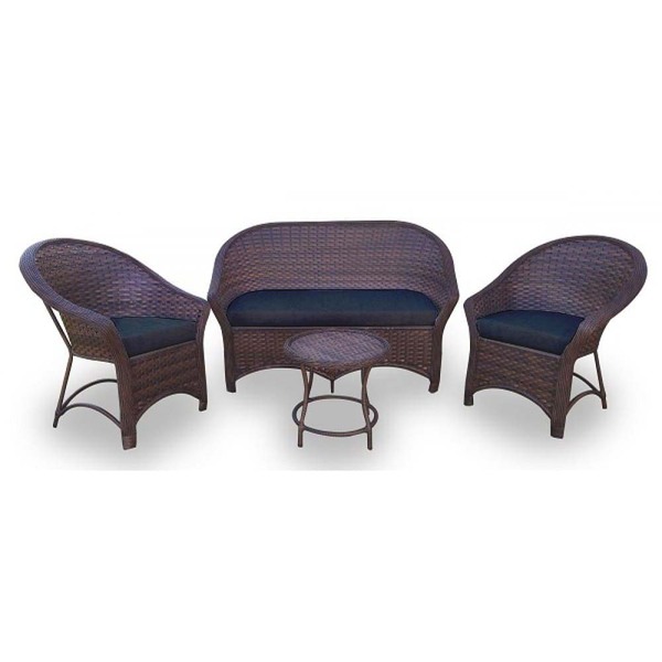 Conjunto De Sofá Fibra Sintética Bali Promo - 1 Sofá 2l + 2 P