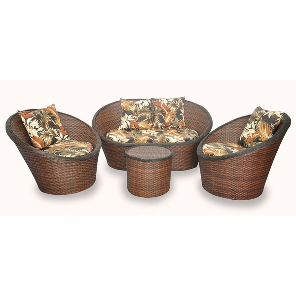 Conjunto De Sofá Fibra Sintética Bola - 1 Sofá 2 L + 2 Poltro