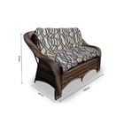 Conjunto De Sofá Fibra Sintética Bruxelas - 1 Sofá 2 L + 2 Po