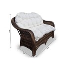 Conjunto De Sofá Fibra Sintética Janaína - 1 Sofá 2l + 2 Polt