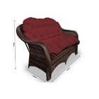 Conjunto De Sofá Fibra Sintética Janaína - 1 Sofá 2l + 2 Polt