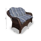 Conjunto De Sofá Fibra Sintética Janaína - 1 Sofá 2l + 2 Polt