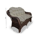 Conjunto De Sofá Fibra Sintética Janaína - 1 Sofá 2l + 2 Polt