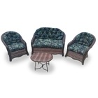 Conjunto De Sofá Fibra Sintética Janaína Promo - 1 Sofá 2l +