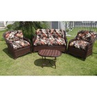 Conjunto De Sofá Fibra Sintética Melo Promo - 1 Sofá 2l + 2 P