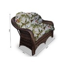 Conjunto De Sofá Fibra Sintética Naxos - 1 Sofá 2l + 2 Poltro