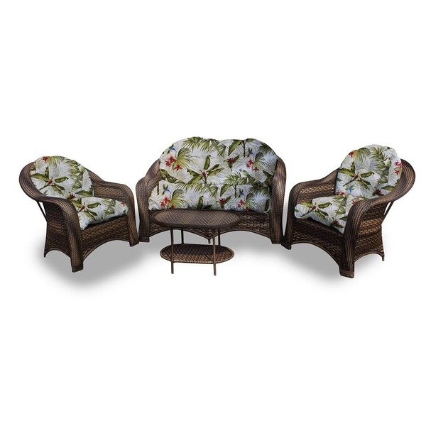 Conjunto De Sofá Fibra Sintética Naxos - 1 Sofá 2l + 2 Poltro