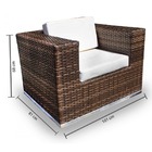 Conjunto De Sofá Fibra Sintética Quadrado - 1 Sofá 2l + 2 Pol