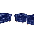 Conjunto De Sofá Luís Xv 2 Lugares + 2 Poltronas Chesterfield