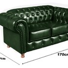 Conjunto De Sofá Luís Xv 2 Lugares + 2 Poltronas Chesterfield