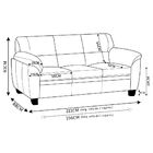 Conjunto De Sofás 2 E 3 Lugares Sala De Estar Pés Em Madeira