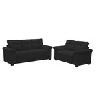 Conjunto De Sofás 2 Lugares E 3 Lugares Dubai  Preto