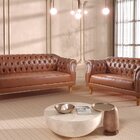 Conjunto De Sofás Chesterfield Duque Caramelo