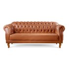 Conjunto De Sofás Chesterfield Duque Caramelo
