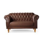 Conjunto De Sofás Chesterfield Duque Marrom