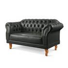 Conjunto De Sofás Chesterfield Duque Preto