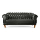 Conjunto De Sofás Chesterfield Duque Preto