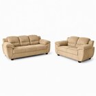 Conjunto De Sofás Clássico 3 E 2 Lugares Bege