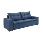 Conjunto De Sofás De 02 E 03 Lugares Trevizo Azul