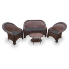 Conjunto De Sofás Fibra Sintética Tóquio - 1 Sofá 2l + 2 Polt