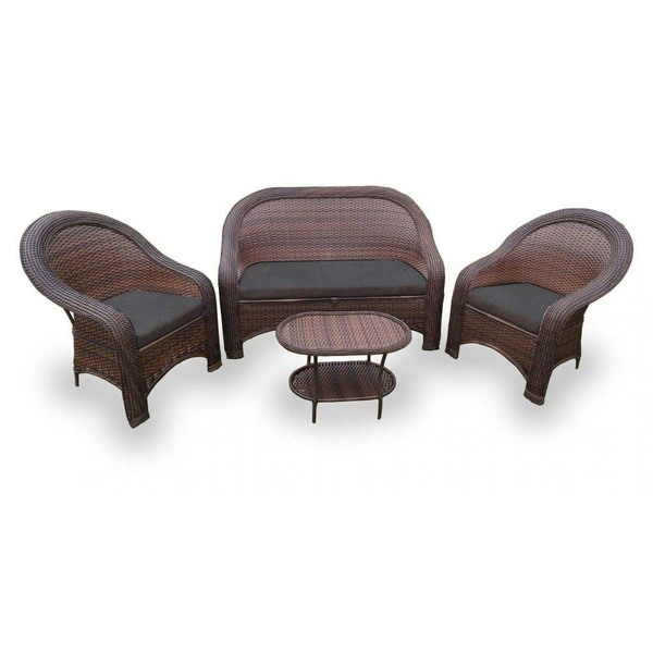 Conjunto De Sofás Fibra Sintética Tóquio - 1 Sofá 2l + 2 Polt