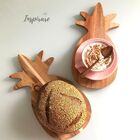 Conjunto De Tabuas Em Madeira Abacaxi